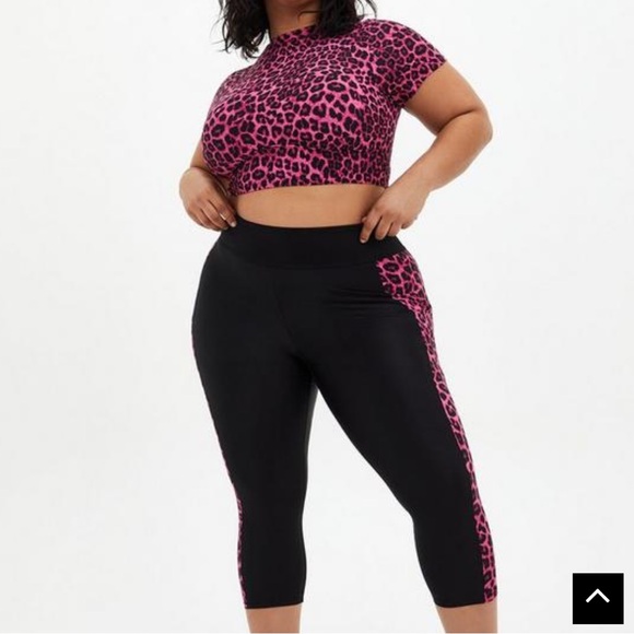 TORRID swimsuit rashguard and capri set, women’s plus size 1, 1X. - Picture 2 of 15